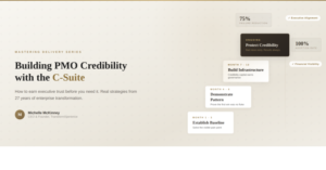Building PMO credibility with the C-suite banner